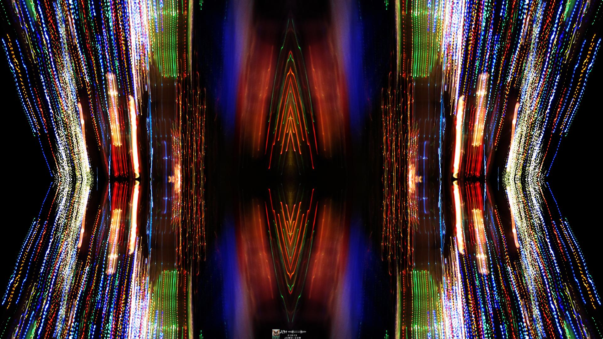 Wakefield Holiday Lightshow 2013 Quadroscopic long exposure artwork